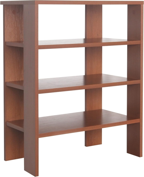 RICOO Schuhregal schmal und hoch 70 x 55 x 32 cm Standregal Pressholz Eiche Dunkelbraun Rustikal WM039-ER, Schuhständer mit 3 Ebenen, Schuhschrank offen, Schuhablagen Flur Shoe Rack, Schuhablage klein