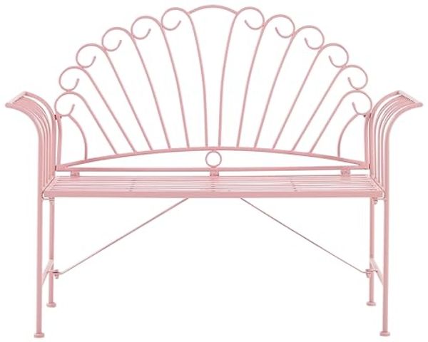Beliani 'CAVINIA' Bistro Set CAVINIA, Metall Rosa Bild 4