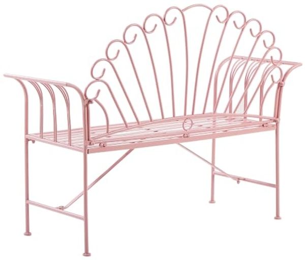 Beliani 'CAVINIA' Bistro Set CAVINIA, Metall Rosa Bild 6