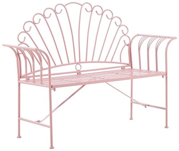 Beliani 'CAVINIA' Bistro Set CAVINIA, Metall Rosa Bild 5