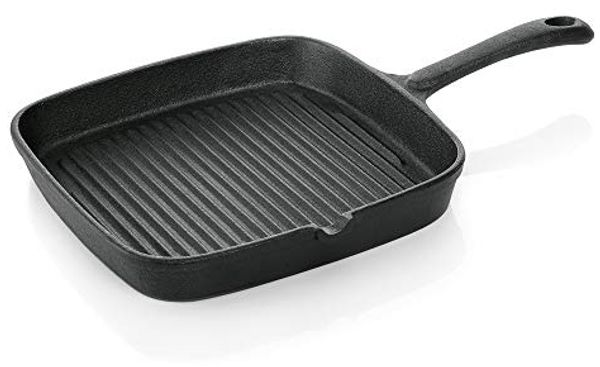 Gusseisen-Grillpfanne 22x22 cm WAS~1