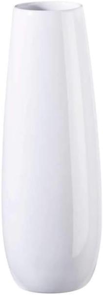 ASA Selection Ease Vase, Raumdekoration, Blumenvase, Keramik, Weiß, H 25 cm, 91031005