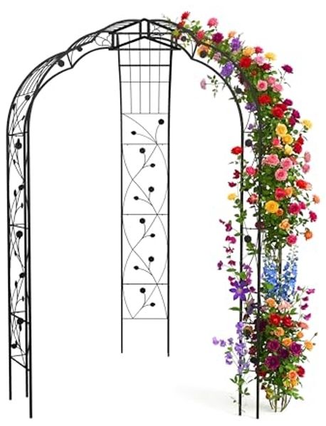 Relaxdays Rosenpavillon aus Metall