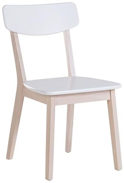 Esszimmerstuhl weiß 2er Set SANTOS