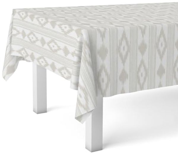 Martina Home Tischdecke, Wachstuch, Malorqui, Beige, 200x140 cm