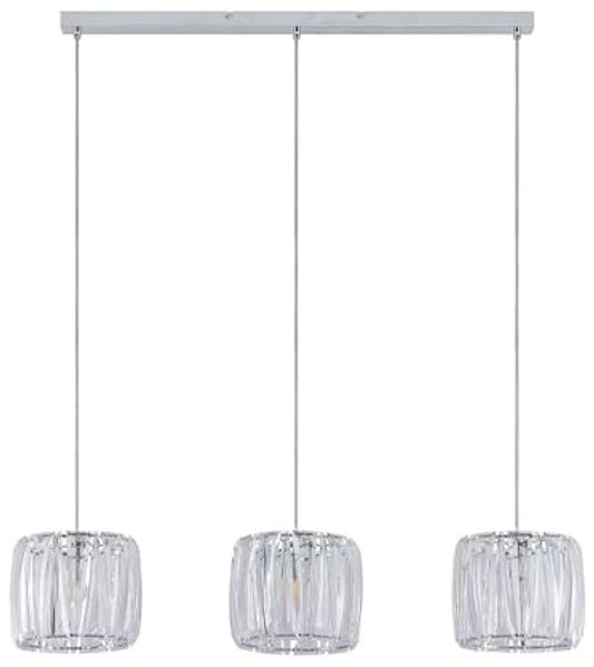 Lindby Hängeleuchte Sofia, Kunststoff Transparent IP20, 3 x 40 W