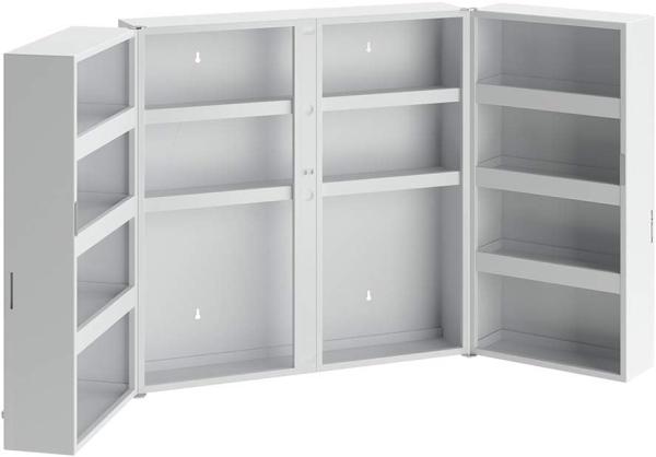 OSKAR Medizinschrank Metall 53x53 cm Arzneischrank Hausapotheke erste Hilfe