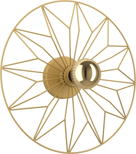 Eglo 43443 Deckenleuchte CASTANUELO E27 1X40W Stahl goldfarben H:10,5cm Ø:42,5cm dimmbar