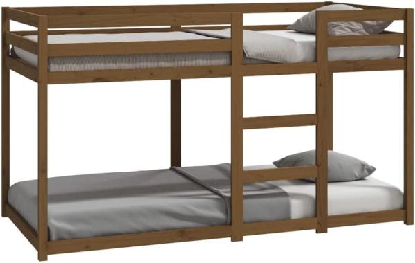 Etagenbett Honigbraun 90x190 cm Massivholz Kiefer