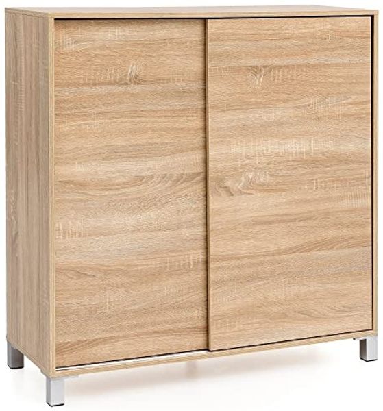 Schuhschrank in Braun - 100x38x108 (LxBxH)
