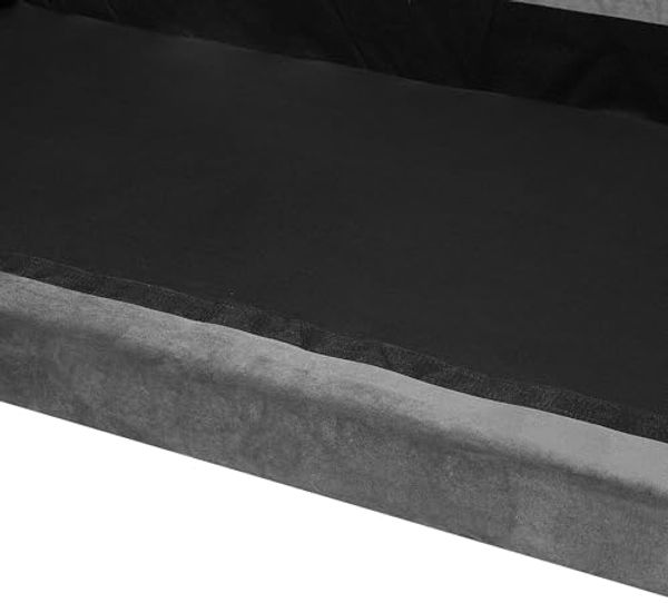 3-Sitzer Sofa Samtstoff grau EIKE Bild 7