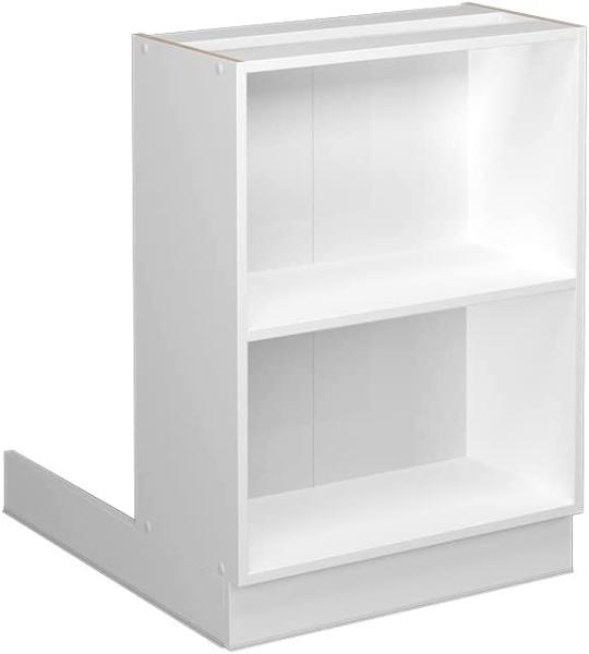 Vicco Küchenschrank Küchenmöbel Küchenzeile Fame-Line modern Küche Einbauküche Blende Unterschrank Hochschrank Hängeschrank (Weiß ohne Front, Regalinselunterschrank 60 cm)