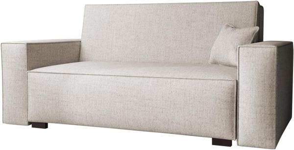 Schlafsofa Sofa Viva Duo III (Farbe: Neve 03)
