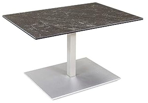 Funktionstisch Cayla 90x60x47 höhenverstellbar Perlsilber/Keramik 16211