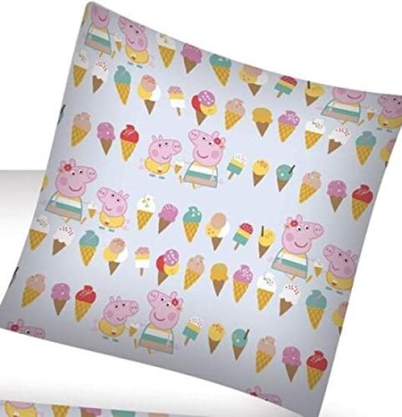 Peppa Wutz Schorsch Icecream - Baby Bettwäsche - Set 100x135 40x60 cm Bild 3