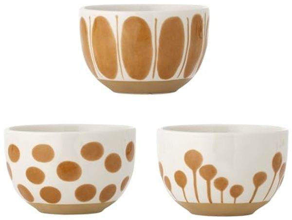 CREATIVE COLLECTION Linora Schale Braun Steingut