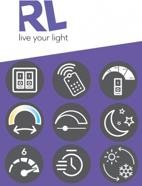 Reality Leuchten LED Deckenleuchte RANDERS mit Ventilator, Deckenventilator mit Licht inkl Fernbedienung, Ventilatorfunktion, LED fest integriert, warmweiß - kaltweiß, 6 Geschwindigkeiten Timer Vor- & Rücklauf LED dimmbar CCT Nachtlicht Bild 6