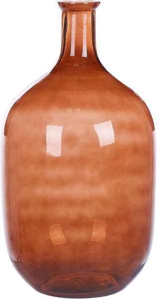 Dekovase DALCHINI Glas 51 cm Goldbraun