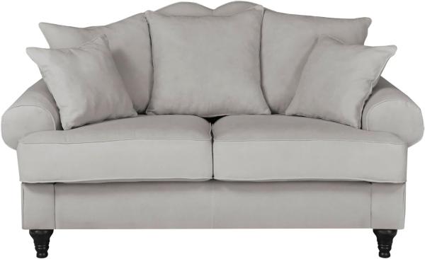 Sofa 2-Sitzer Adelina in grau 170 cm