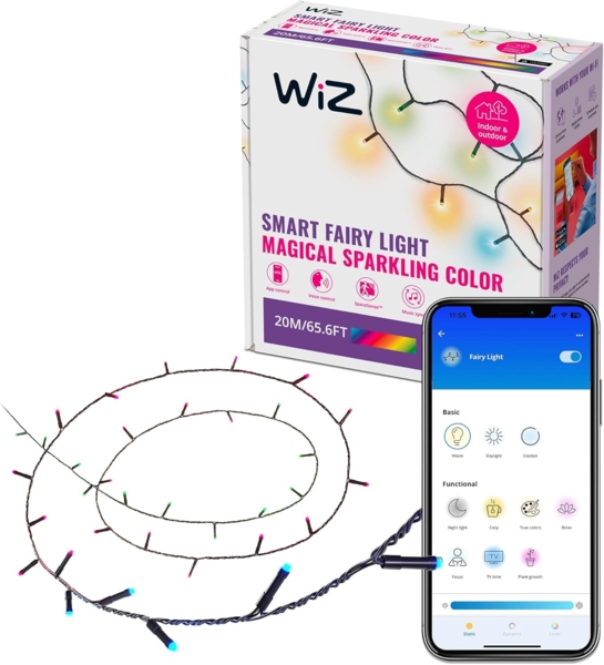 WiZ Fairy Lights Lichterkette 20M