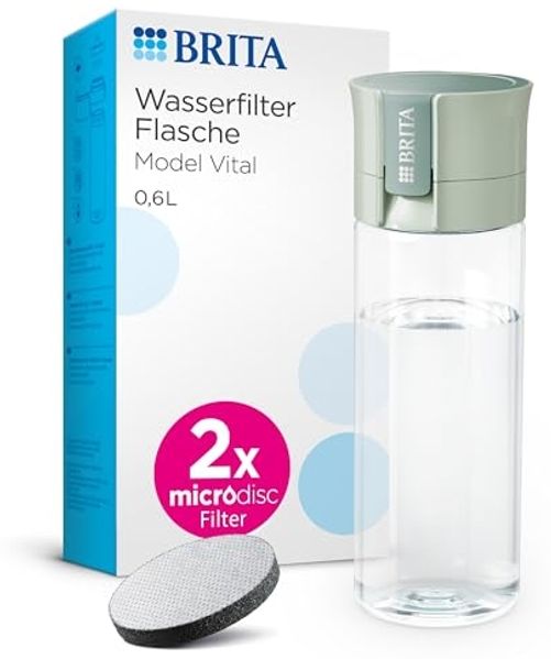 Brita Wasserfilterflasche Model Vital 600 ml hellgrün