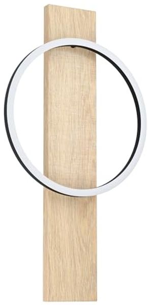Eglo 99466 LED Wandleuchte BOYAL in Eichenholz (Eichenfurnier) L:30cm B:7,5cm H:56cm 3000K