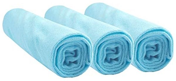 Easy Dort Set mit 3 Bezügen für Wickelunterlage, 50x70/50x80 cm, Baumwolle, Türkis