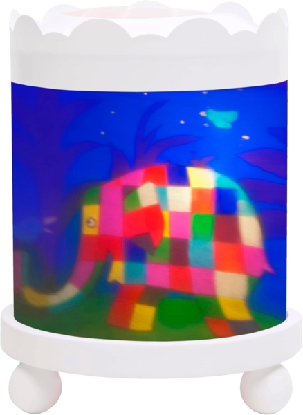 Nacht Licht - Magische Karussel Elmer© - Weiss 12V