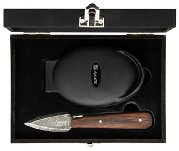 Oyster knife Laguiole Wenge Black Stonewash SET SdV