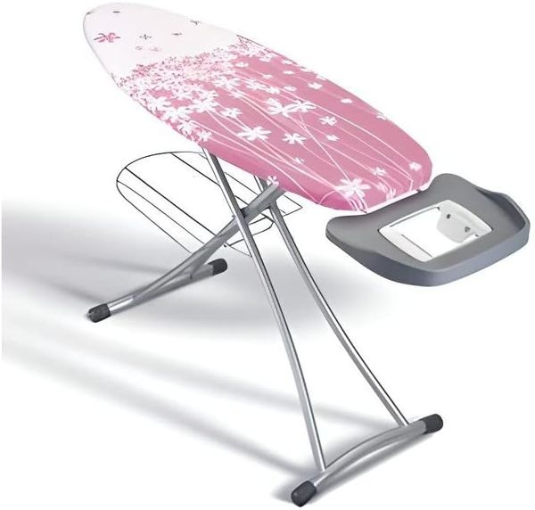Metaltex 41807180080 Metall Alhena Bügelbrett 125x45 cm pink