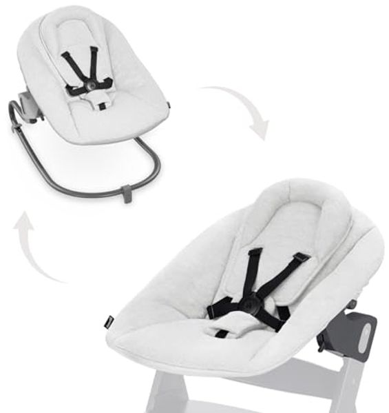 Hauck Alpha Bouncer Premium Light Grey Babywippe