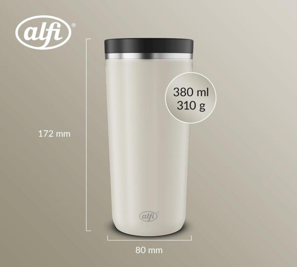 Alfi Isolierbecher Iso Coffee Pro linen beige 0,38l Bild 7