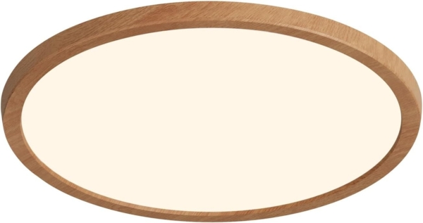 LED Deckenlampe holzfarben Nordlux Oja 29 IP20 1600lm 2700K Stepdimmer