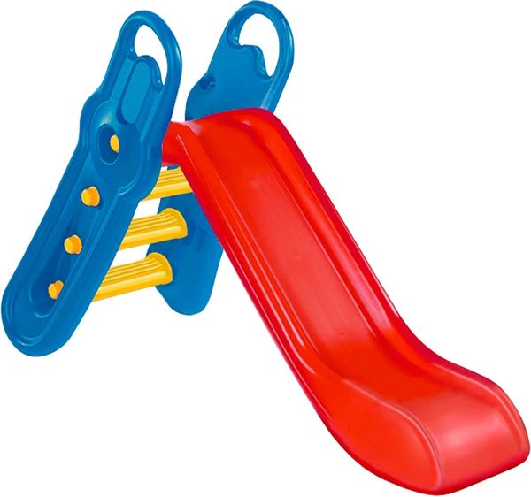 Big 'Fun-Slide' Rutsche, rot/blau, 164 x 73 x 116 cm, ab 3 Jahren, höhenverstellbar, zusammenklappbar