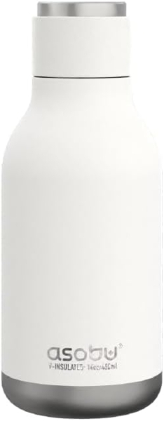 Asobu Urban Drink Bottle Weiß, 0.473 L