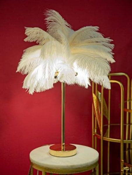 Dmora Tischlampe Bonefro Weiß Schirm Fassung E40