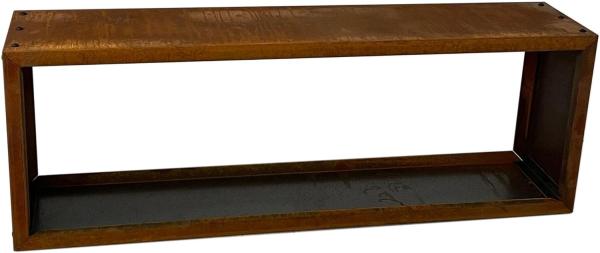 Kaminholzregal Brennholzregal Edelrost 115x40x25 cm Holzregal Rost Cortenstahl Bild 7