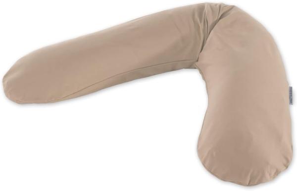 Theraline Stillkissen "Das Original" Polyester Hohlfaser Bezug 190 cm 166 Cappuccino (Bamboo)