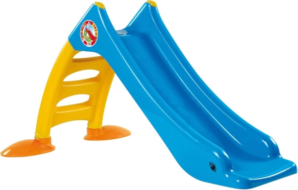 Dohany 2in1 Kinderrutsche Wasserrutsche freistehend Rutschbahn Rutschlänge 120 cm (blau/gelb) Bild 1