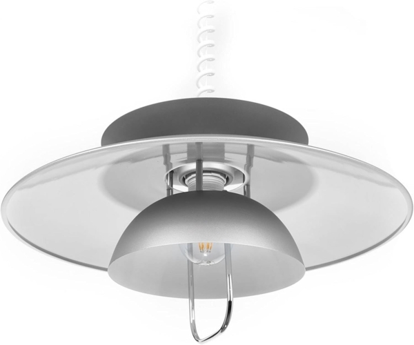 Lindby Hängeleuchte Nadija, Metall, Alu IP20, 1 x 5,5 W LED