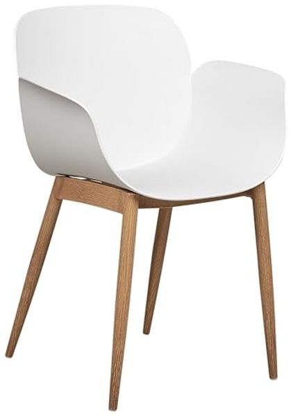 Esszimmerstuhl 2er Set ABILENE Weiß