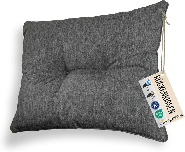 sunnypillow Stuhlkissen Gartenkissen für Gartenmöbel Rattanmöbel, Outdoor / Indoor