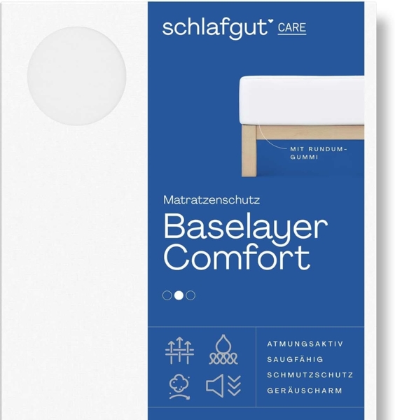 Matratzenauflage Baselayer Matratzenschutz Comfort Schlafgut, Wie ein Spannbettlaken