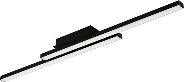 Eglo 900079 LED Deckenleuchte FRAIOLI-Z weiss schwarz L:105. 5 B:12 H:6. 5cm dimmbar 2700-6500K mit Connect-Z Funktion