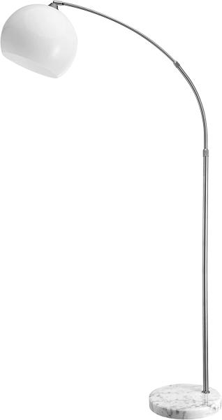 monzana Bogenlampe, Lampe, Marmorfuß 190-210 cm Höhenverstellbar Schwenkbar E27 Wohnzimmer