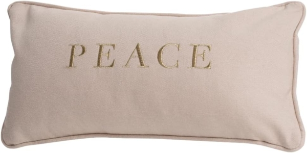 Kissen PEACE LOVE (BH 33x17 cm)