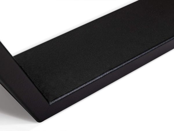 Möbel-Eins CURBY Kufenbett ohne Kopfteil, Material Massivholz, rustikale Altholzoptik, Fichte, Kufen schwarz vintage 200x220 cm Bild 4