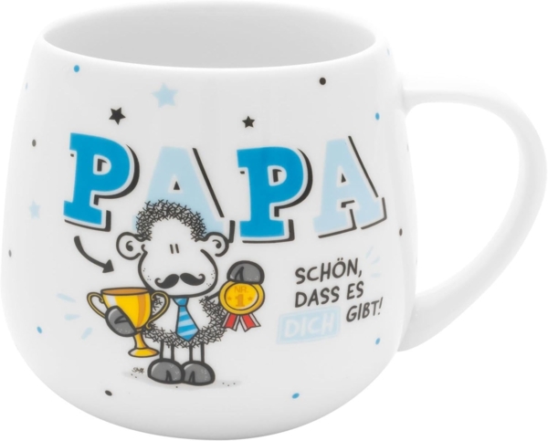Tasse Tee- Kaffeetasse Kaffeebecher 43cl Geschenk Sheepworld PAPA 074113