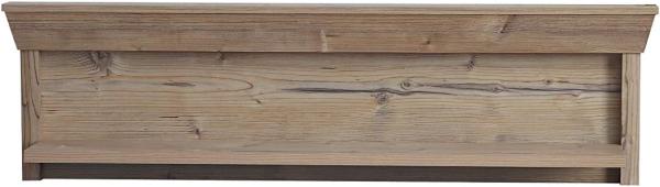 FORTE Nepal Wandpaneel, Holzwerkstoff, Braun, 122,8 x 33,8 x 24,5 cm