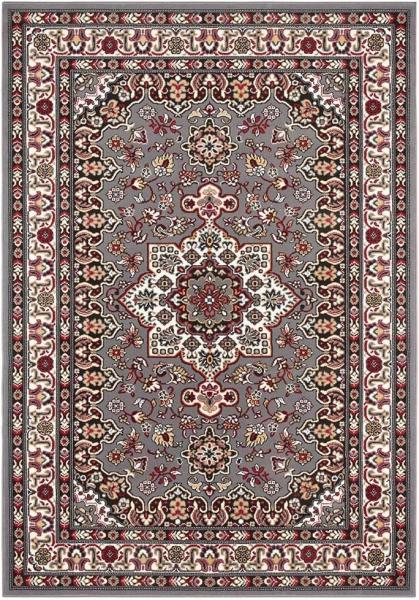 Orientalischer Kurzflor Teppich Parun Täbriz Grau - 120x170x0,9cm